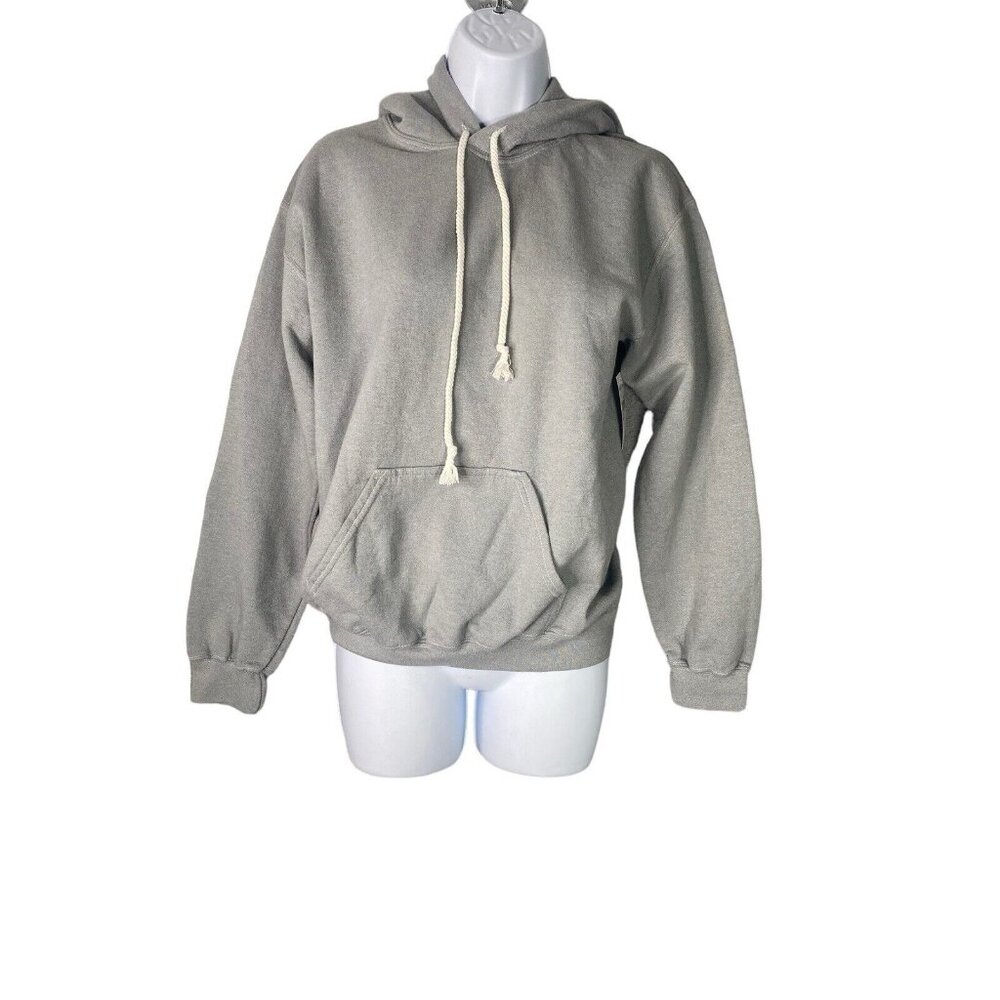 Paperbacks‎ Womens Hoodie Pullover in Gray Size Small